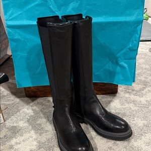 New Emanuele Castro leather boots Italy